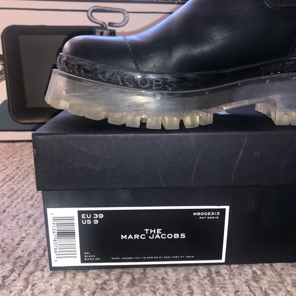 Marc Jacobs The Stomper Chelsea Boots clear sole - Picture 6 of 7